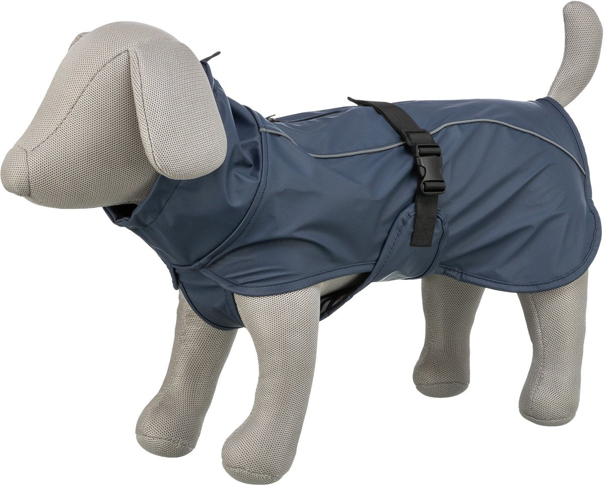 Trixie Be Nordic Regenjas voor Honden - Husum Blauw - Ruglengte 30 cm - XS