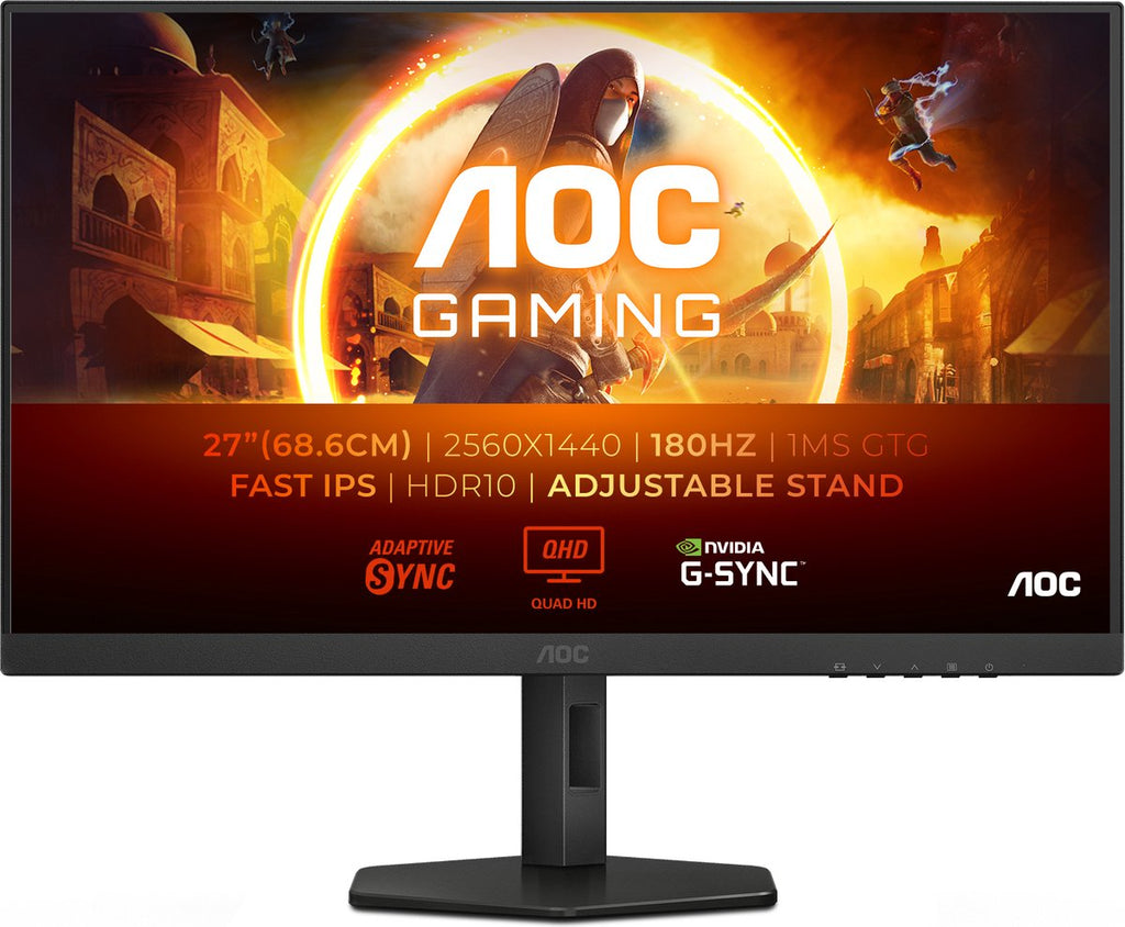 AOC G4 Q27G4XF - QHD IPS Gaming Monitor - 180Hz - Adjustable - 27 inch
