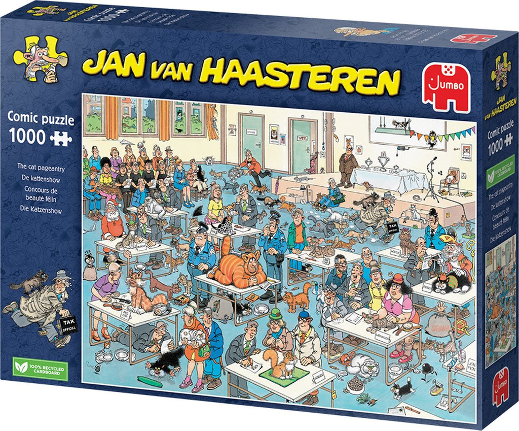 Jan Van Haasteren - Cat Show - 1000 piece puzzle