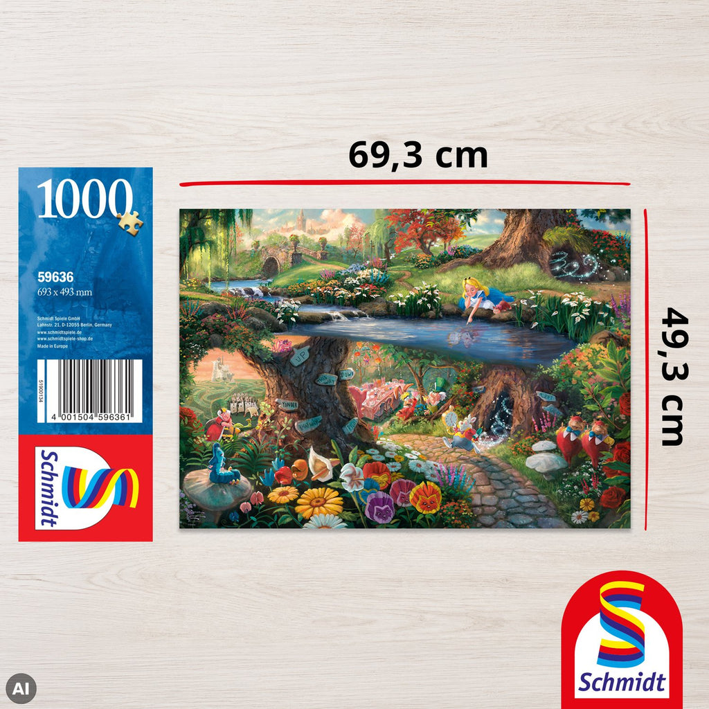 Disney Alice in Wonderland (1000ST) - Puzzel