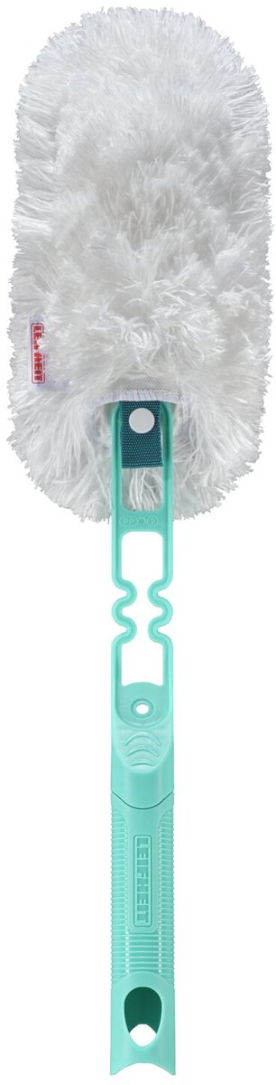 Leifheit Superduster M plumeau set - click system handvat - incl. 2 wasbare overtrek - microvezel