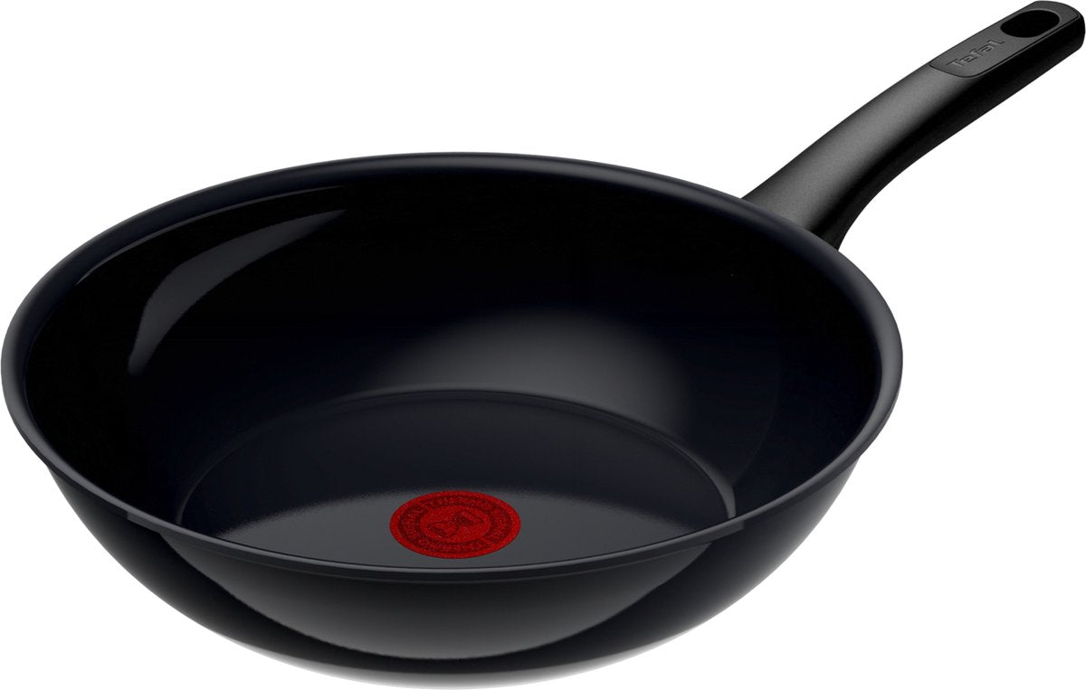 Tefal Revive Black - Wokpan - Ø28 cm - Keramisch - PFAS-vrij