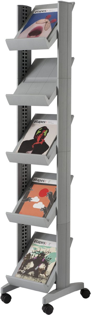 Paperflow Corner - Magazine Rack - Black - Polystyrene