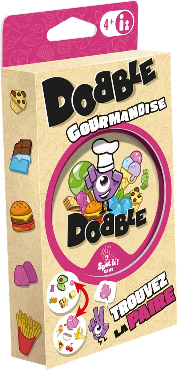 Asmodee Dobble Gourmandise kaartspel
