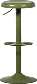 WOOOD Isaac Barkruk - Metaal - Warm Groen - 81x39x39