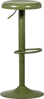 WOOOD Isaac Barkruk - Metaal - Warm Groen - 81x39x39