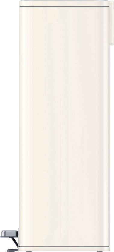 EKO - Marina Pedaalemmer 30 liter - Stainless steel Plastic - crême wit - Prullenbak