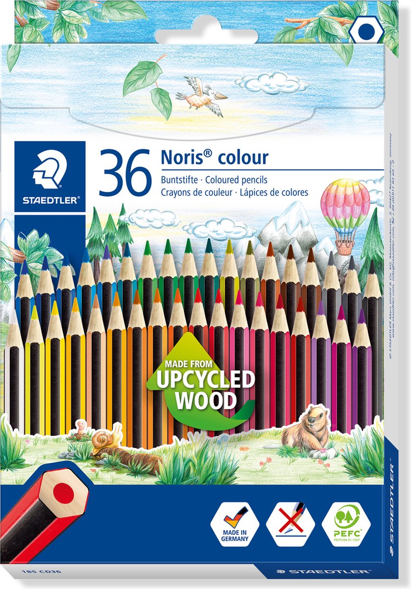STAEDTLER Noris colour kleurpotlood Made from Upcycled Wood