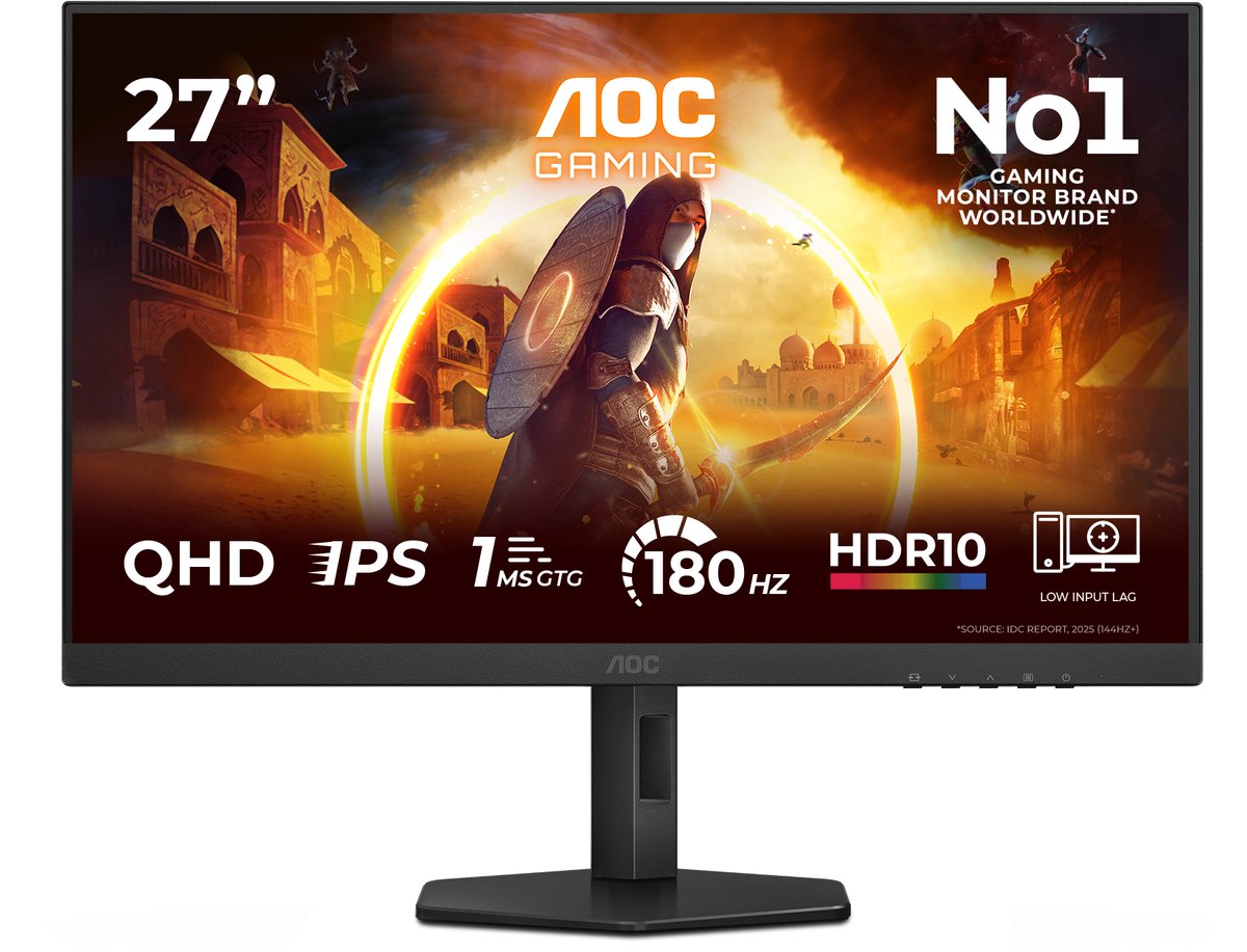 AOC G4 Q27G4XF - QHD IPS Gaming Monitor - 180hz