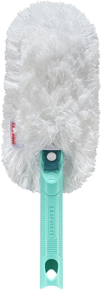 Leifheit Superduster M plumeau set - click system handvat - incl. 2 wasbare overtrek - microvezel