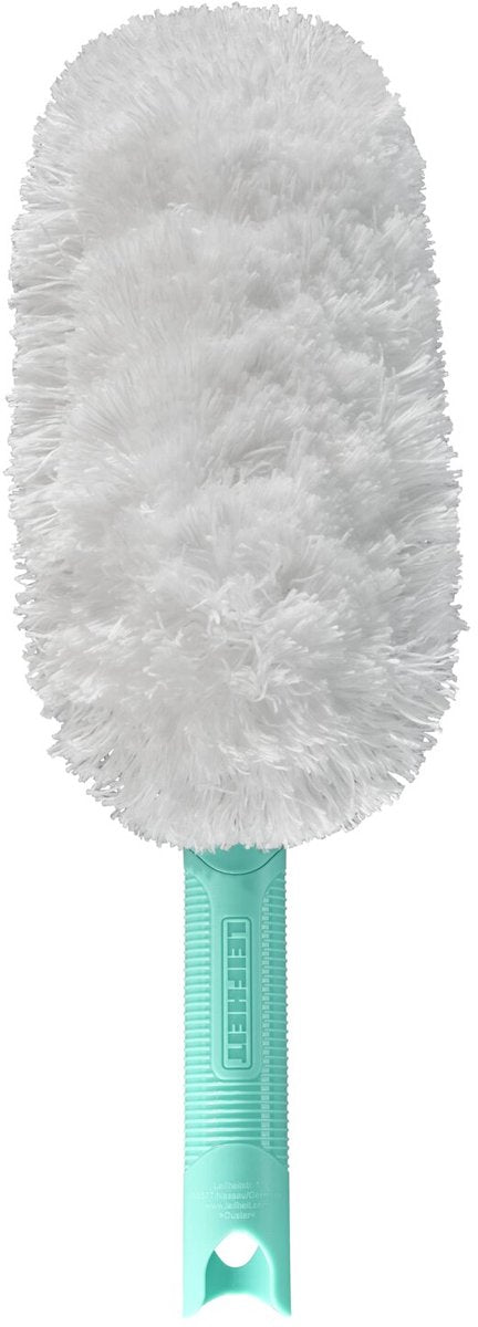 Leifheit Superduster M plumeau set - click system handvat - incl. 2 wasbare overtrek - microvezel