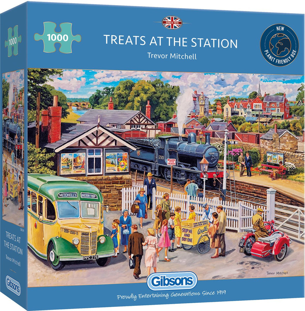 Gibsons - Treats at the Station (door Trevor Mitchell)