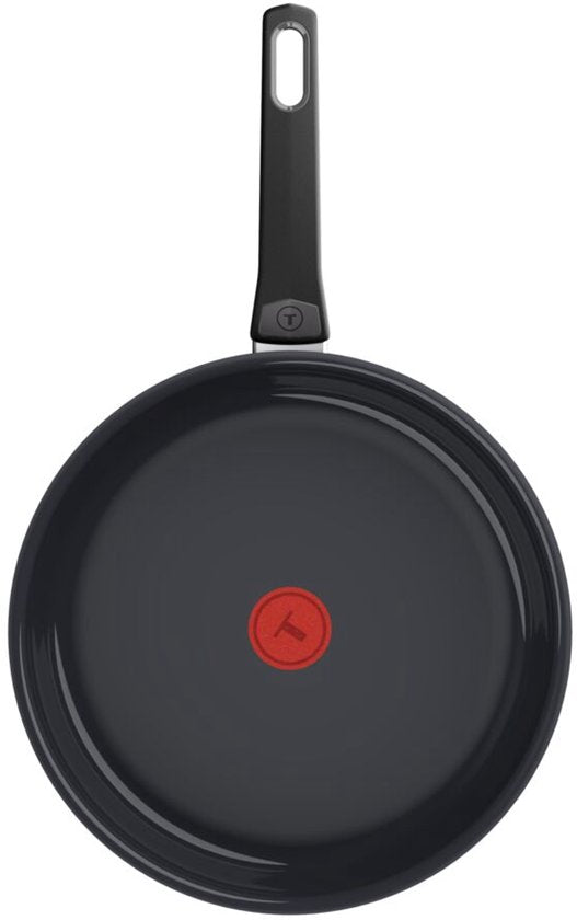 Tefal Ceramic Control Grey - Koekenpan - 28 cm - Keramisch - Inductie - PFAS vrij - Geschikt voor gebruik met metalen sp