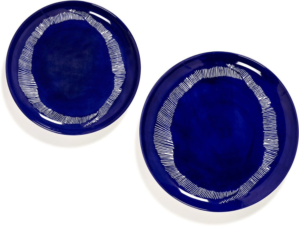 Serax - Ottolenghi Feast - Bord M - Donkerblauw/Wit - 22 Ø