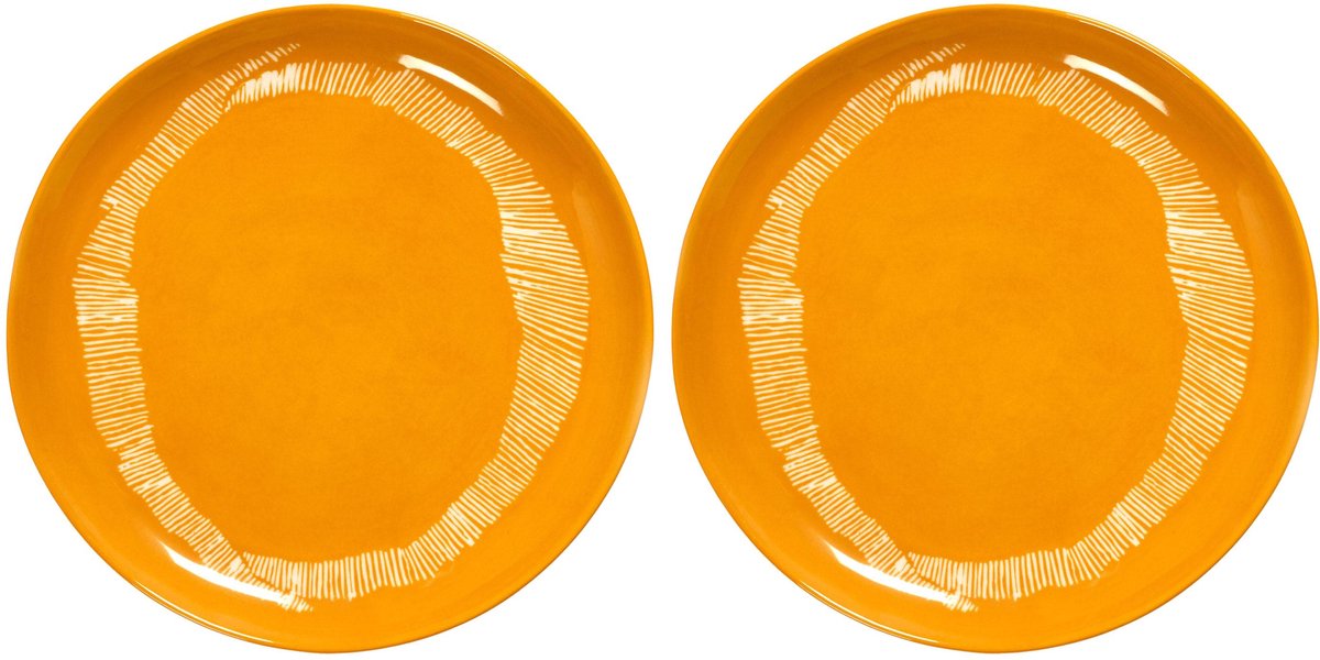 Serax - Ottolenghi Feast - Bord M - Geel/Wit - 22 Ø