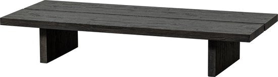 WOOOD Lion Salontafel - MDF - Donkerbruin - 25x140x60 – Outlet, licht beschadigd
