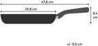 Tefal Ceramic Control Grey - Koekenpan - 28 cm - Keramisch - Inductie - PFAS vrij - Geschikt voor gebruik met metalen sp