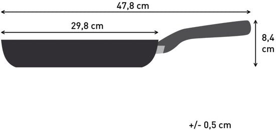 Tefal Ceramic Control Grey - Koekenpan - 28 cm - Keramisch - Inductie - PFAS vrij - Geschikt voor gebruik met metalen sp