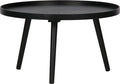 WOOOD Mesa Bijzettafel L - Hout - Zwart - 34xØ60 – Retour, als nieuw