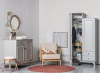 WOOOD Mark Fauteuil - Stof - Naturel - 75x67x82