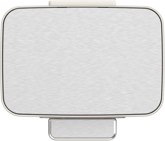 EKO - Marina Pedaalemmer 30 liter - Stainless steel Plastic - crême wit - Prullenbak