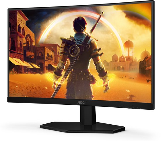 AOC G4 C24G42E - Full HD Curved Gaming Monitor - 180hz - 0.5 ms - 24 inch – Gebruikt