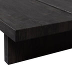 WOOOD Lion Salontafel - MDF - Donkerbruin - 25x140x60 – Outlet, licht beschadigd