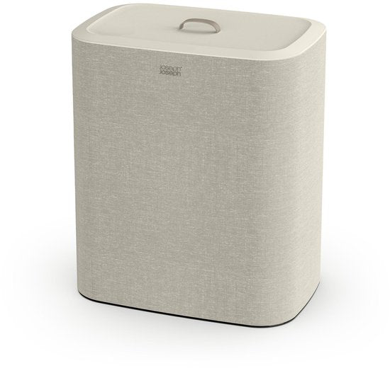 Joseph Joseph Tota Wasmand - 3 Compartimenten – Was Sorteren – 90 Liter - Ecru – Outlet, licht beschadigd