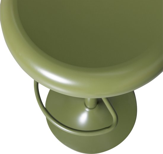 WOOOD Isaac Barkruk - Metaal - Warm Groen - 81x39x39