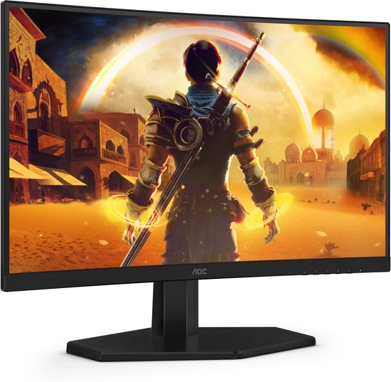 AOC G4 C24G42E - Full HD Curved Gaming Monitor - 180hz - 0.5 ms - 24 inch – Gebruikt