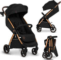 Lionelo Ingrid Buggy - Kinderwagen tot 22 kg - Auto-Folding Systeem - 360° EVA Wielen - XXL Luifel met UPF50+ - Verstelb