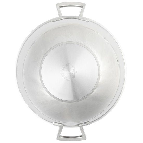 WMF Wokpan - Ø 36 cm - RVS - Met Deksel - Inductie - Geschikt voor Grote Porties