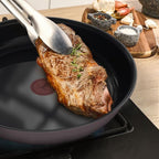 Tefal Ceramic Control Grey - Koekenpan - 28 cm - Keramisch - Inductie - PFAS vrij - Geschikt voor gebruik met metalen sp