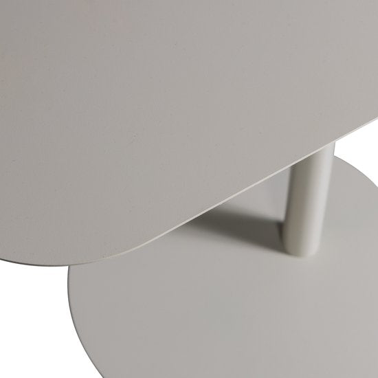 WOOOD Lia Bijzettafel - Metaal - Dust - 50x50x38 – Retour, als nieuw