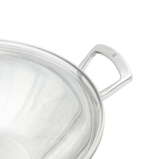 WMF Wokpan - Ø 36 cm - RVS - Met Deksel - Inductie - Geschikt voor Grote Porties