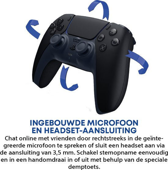 Sony PS5 DualSense Draadloze Controller - Midnight Black – Gebruikt