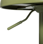 WOOOD Isaac Barkruk - Metaal - Warm Groen - 81x39x39