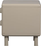 WOOOD Rune Ladekast met 2 lades - Metaal - Honinggeel - 45x42x42 – Retour, als nieuw