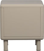 WOOOD Rune Ladekast met 2 lades - Metaal - Honinggeel - 45x42x42 – Retour, als nieuw