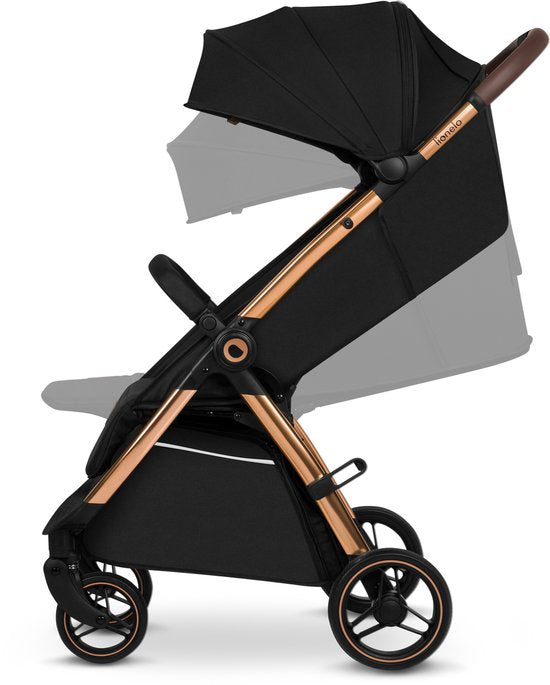 Lionelo Ingrid Buggy - Kinderwagen tot 22 kg - Auto-Folding Systeem - 360° EVA Wielen - XXL Luifel met UPF50+ - Verstelb