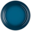 Le Creuset 4 aardewerken dinerborden Deep Teal 27cm