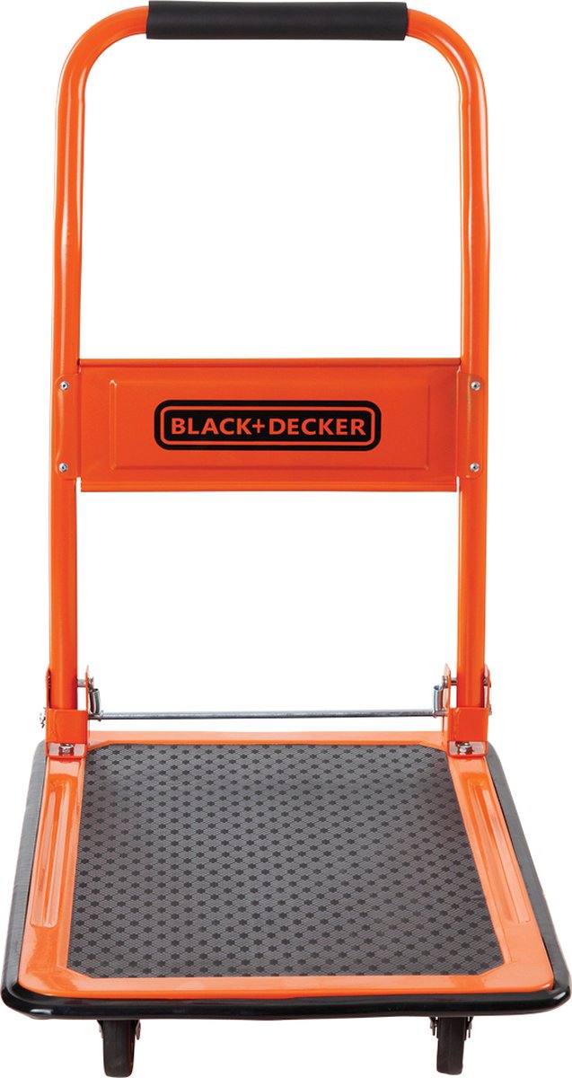 BLACK+DECKER BXWT-H303 Folding Platform Truck - Platform Cart Max. 80KG - Transport Trolley 60 x 40 x 80.5 cm - Transport Cart with Handle - Easy to Store - Steel