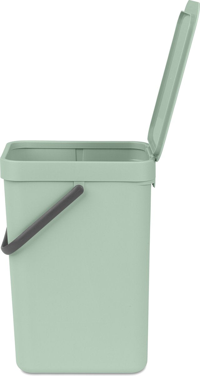 Brabantia Sort & Go Waste Bin - 12 litre - Jade Green