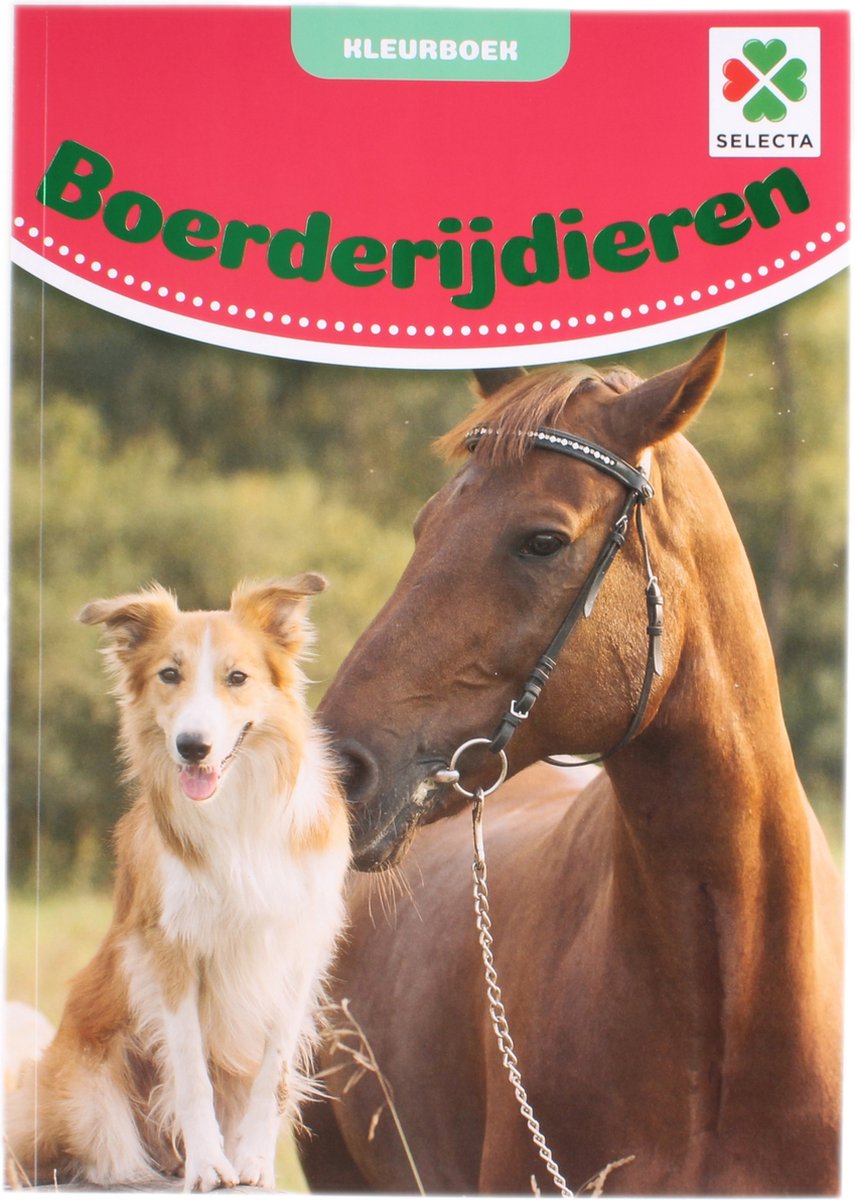 Tactic Selecta Boerderijdieren Kleurboek - 48 Pagina's
