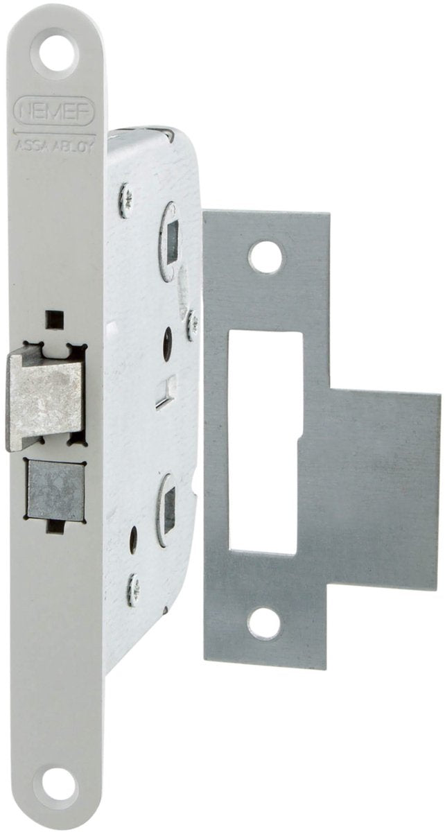 Mortise lock - Lacquered steel - Steel - Nemef - Nemef 1444 - WC Dutch right-hand lacquered steel