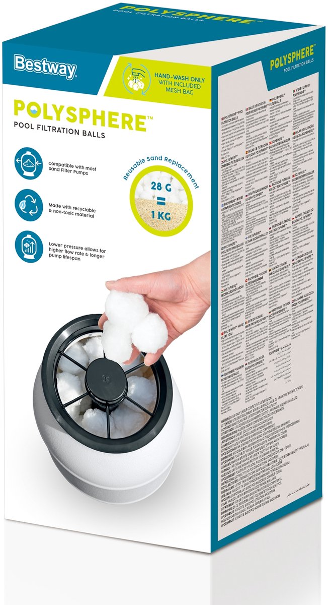 Bestway - Flowclear - Polysphere - Filterballen - 500 - g