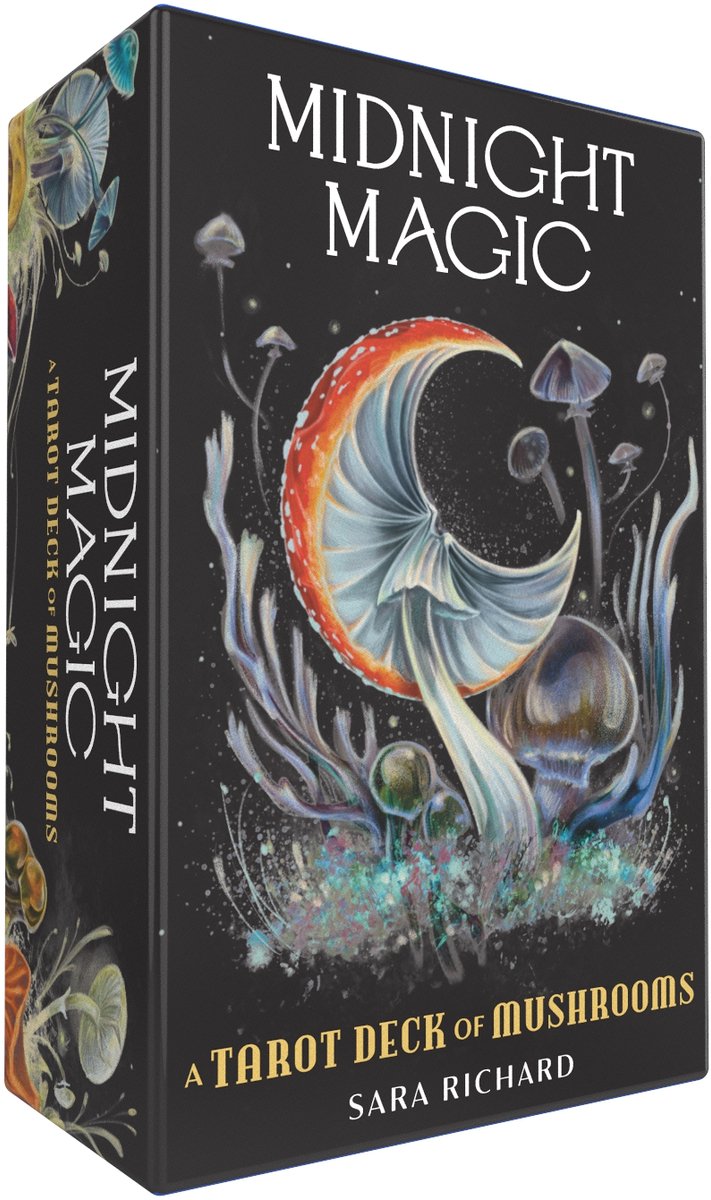 Midnight Magic: Tarot Deck met Paddenstoelen - Sara Richard