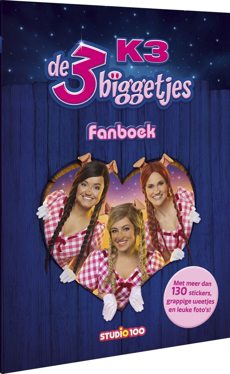 K3 sticker book - fan book with stickers - The 3 Little Piglets