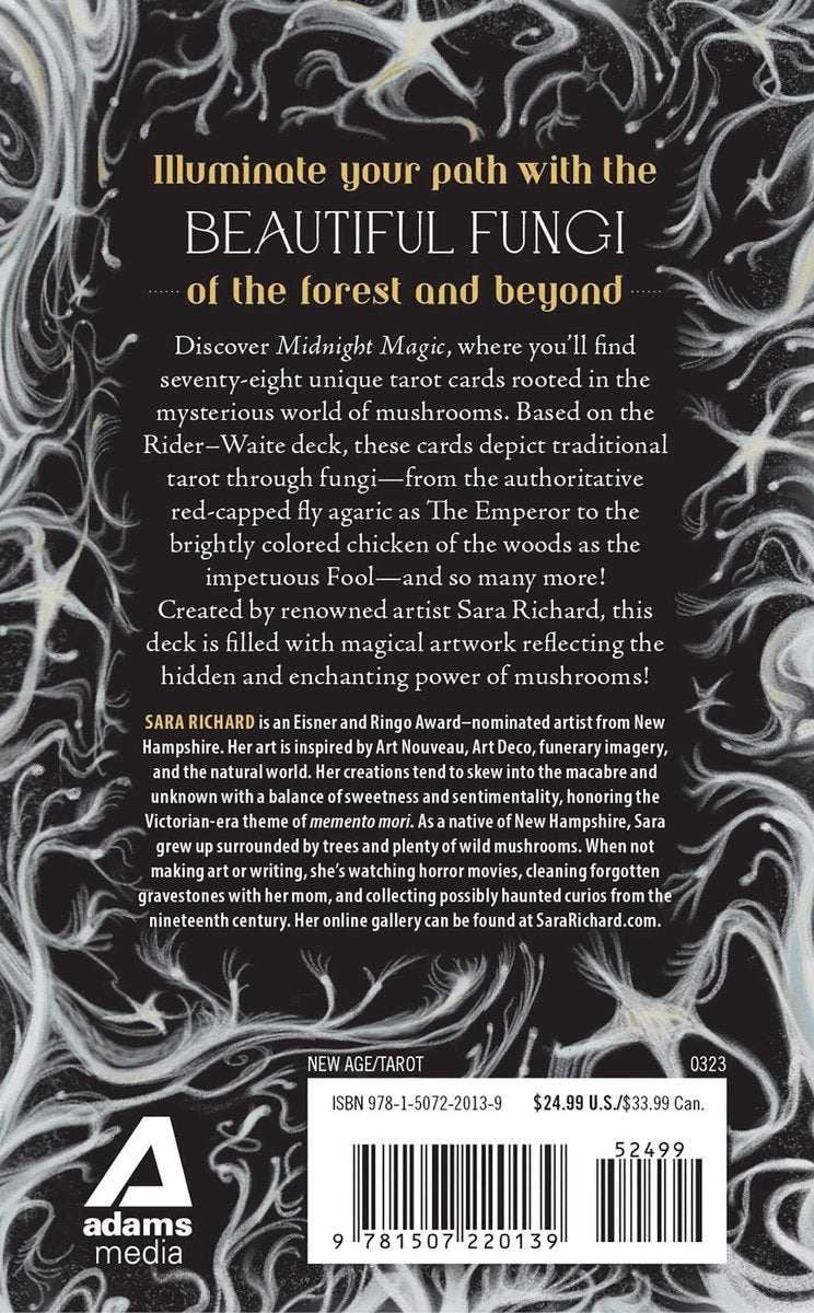 Midnight Magic: Tarot Deck met Paddenstoelen - Sara Richard