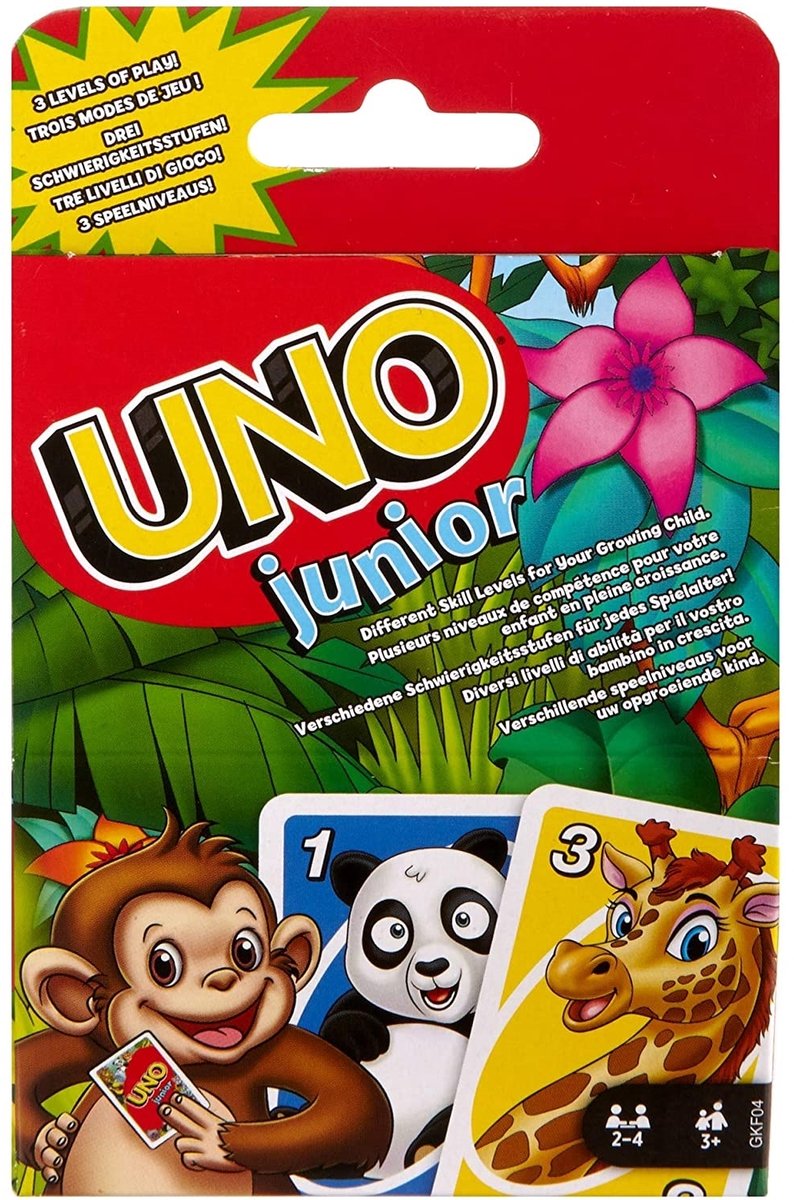 Mattel Games UNO Junior 2.0 Kaartspel